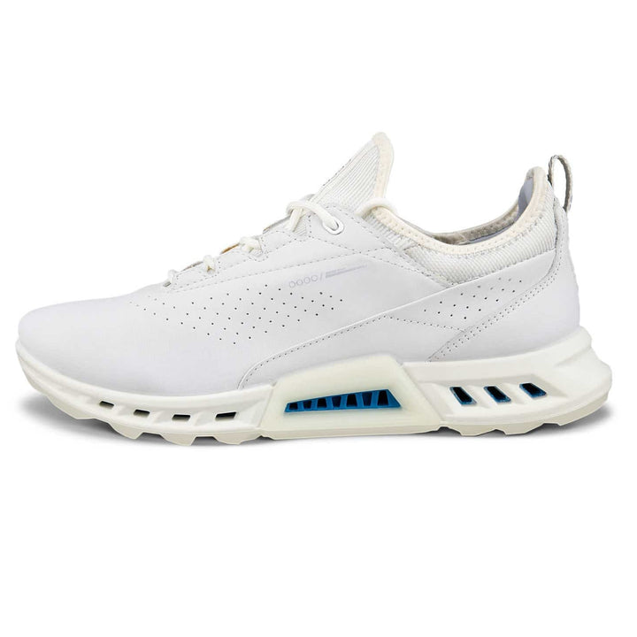 ECCO Women's Biom® C4 Lace Leather Gore-Tex Golf Shoe - WHITE