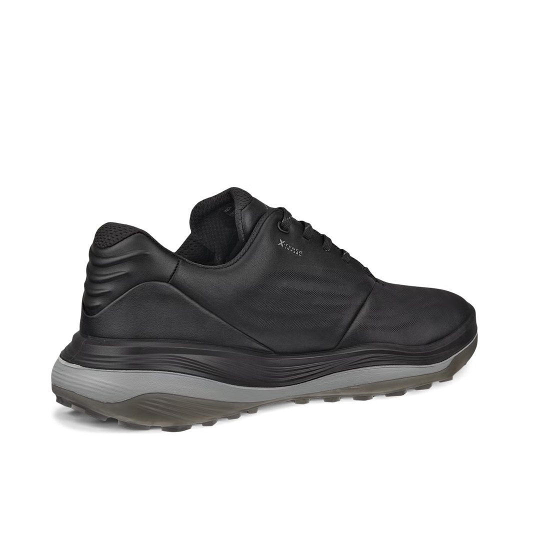 ECCO Men's LT1 Hybrid Leather Waterproof Golf Shoes - BLACK