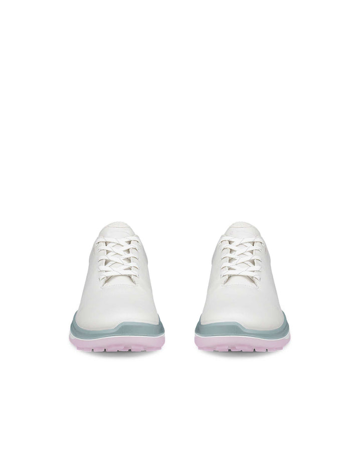 ECCO Women's Golf Lt1 Leather Waterproof Golf Shoe - WHITE