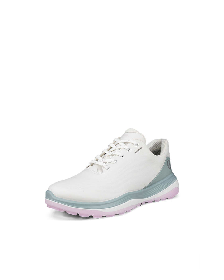 ECCO Women's Golf Lt1 Leather Waterproof Golf Shoe - WHITE