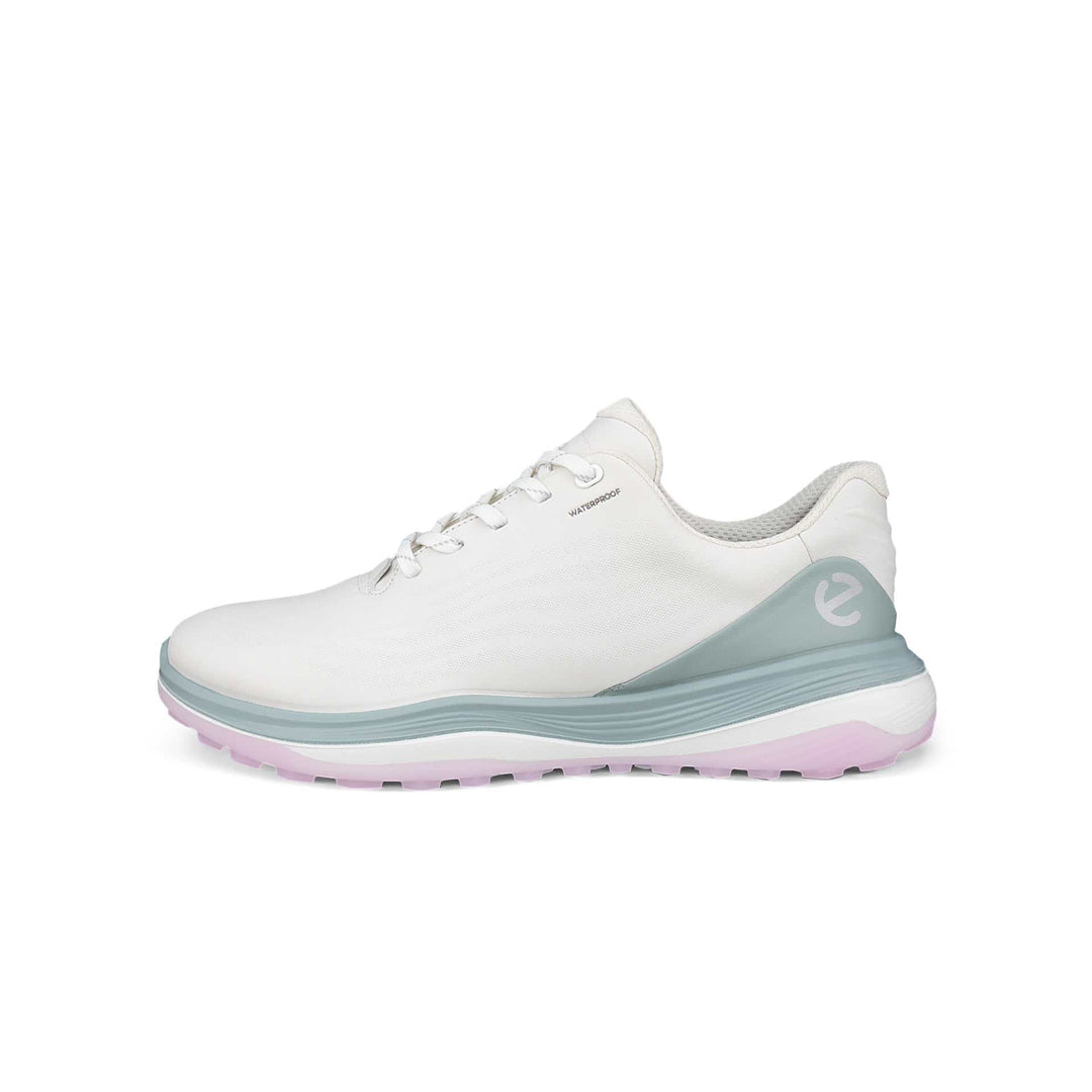 ECCO Women's Golf Lt1 Leather Waterproof Golf Shoe - WHITE