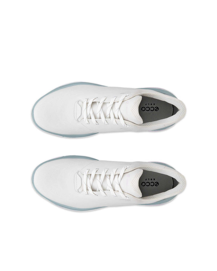 ECCO Women's Golf Lt1 Leather Waterproof Golf Shoe - WHITE