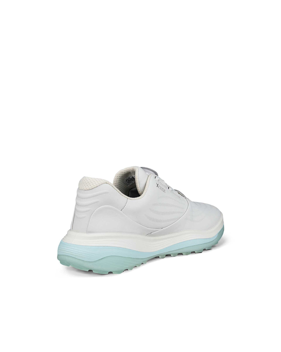 ECCO Women's Golf Lt1 Boa Leather Waterproof Golf Shoe - WHITE / MINT GREEN
