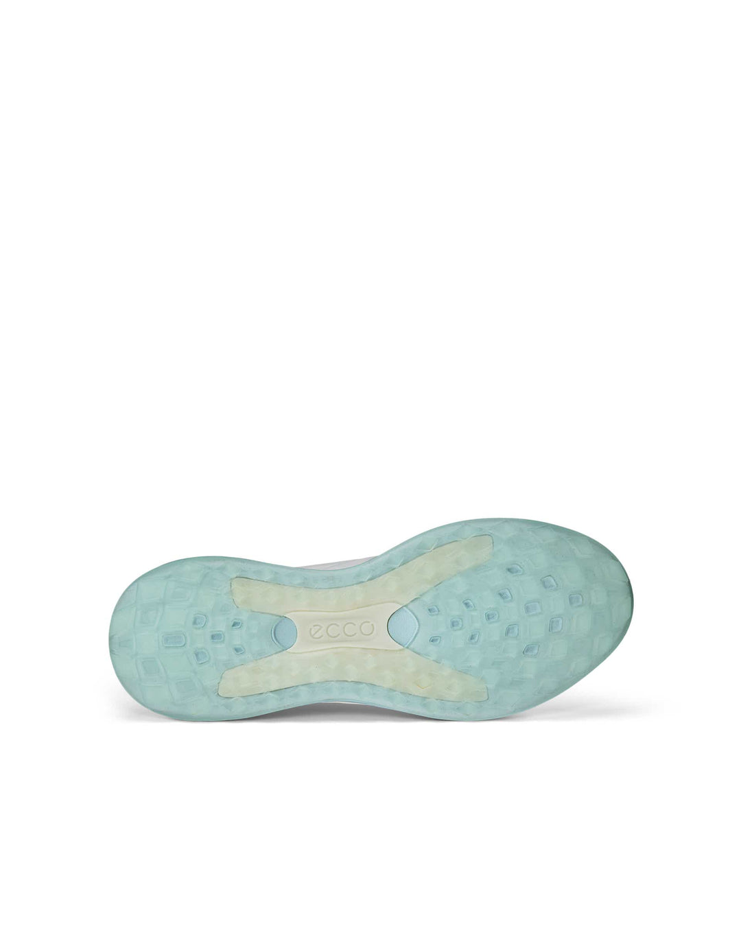ECCO Women's Golf Lt1 Boa Leather Waterproof Golf Shoe - WHITE / MINT GREEN