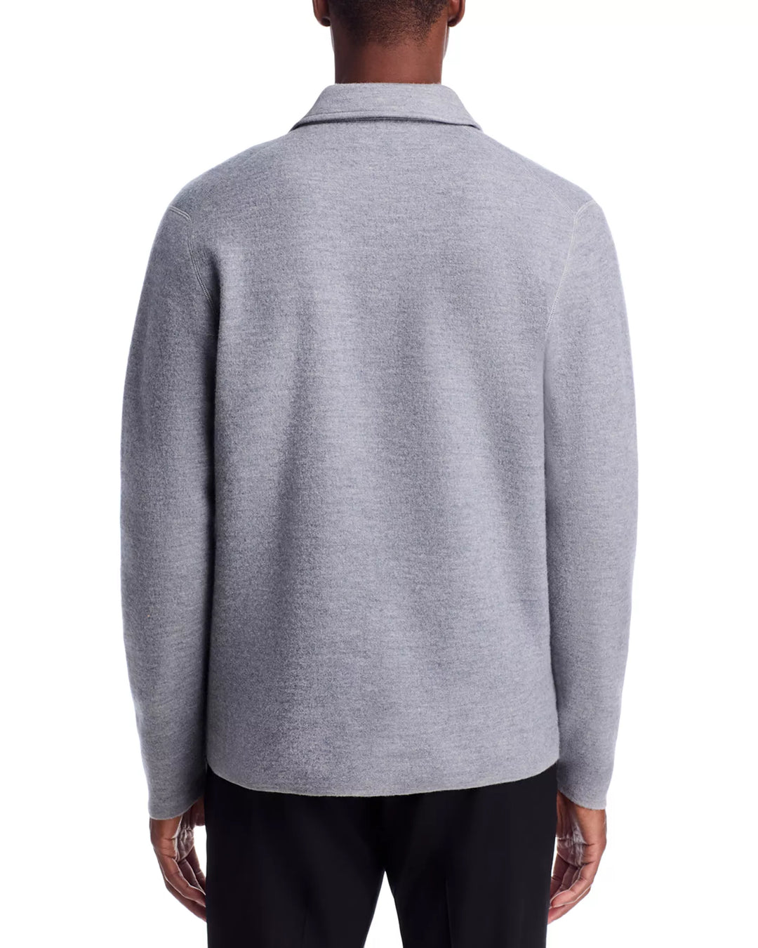 Peter Millar Men's Classic Fit Carson Sweater Chore Coat - GALE GREY