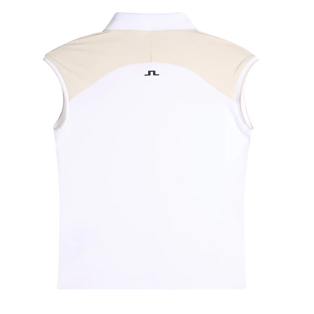 J.Lindeberg Women's Lei Polo - WHITE