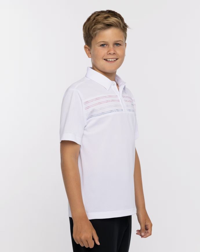 TRAVIS MATHEW YOUTH MADERO POLO - WHITE