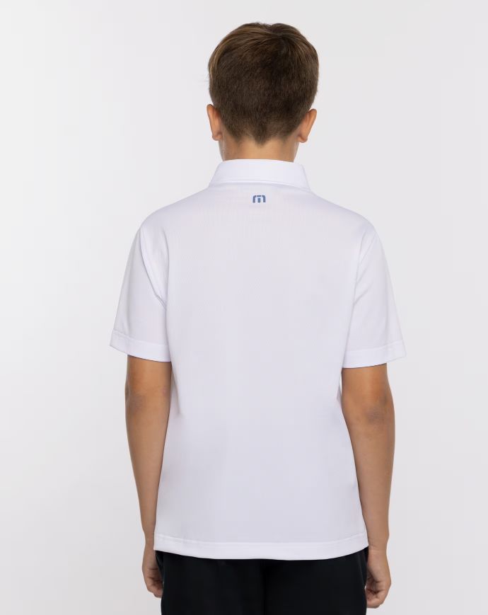 TRAVIS MATHEW YOUTH MADERO POLO - WHITE