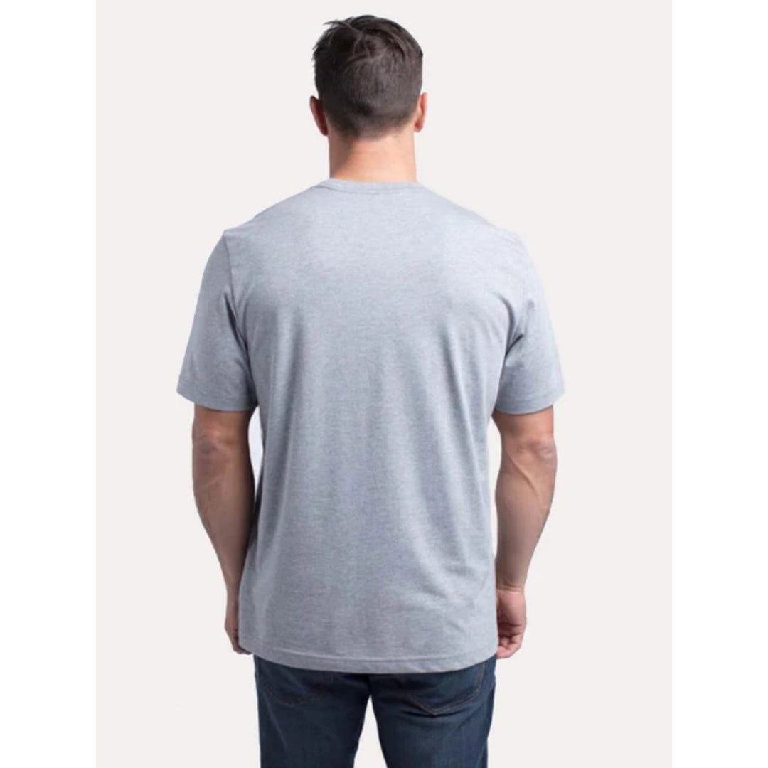 TRAVIS MATHEW MENS MY HERO T-SHIRT - HEATHER GREY