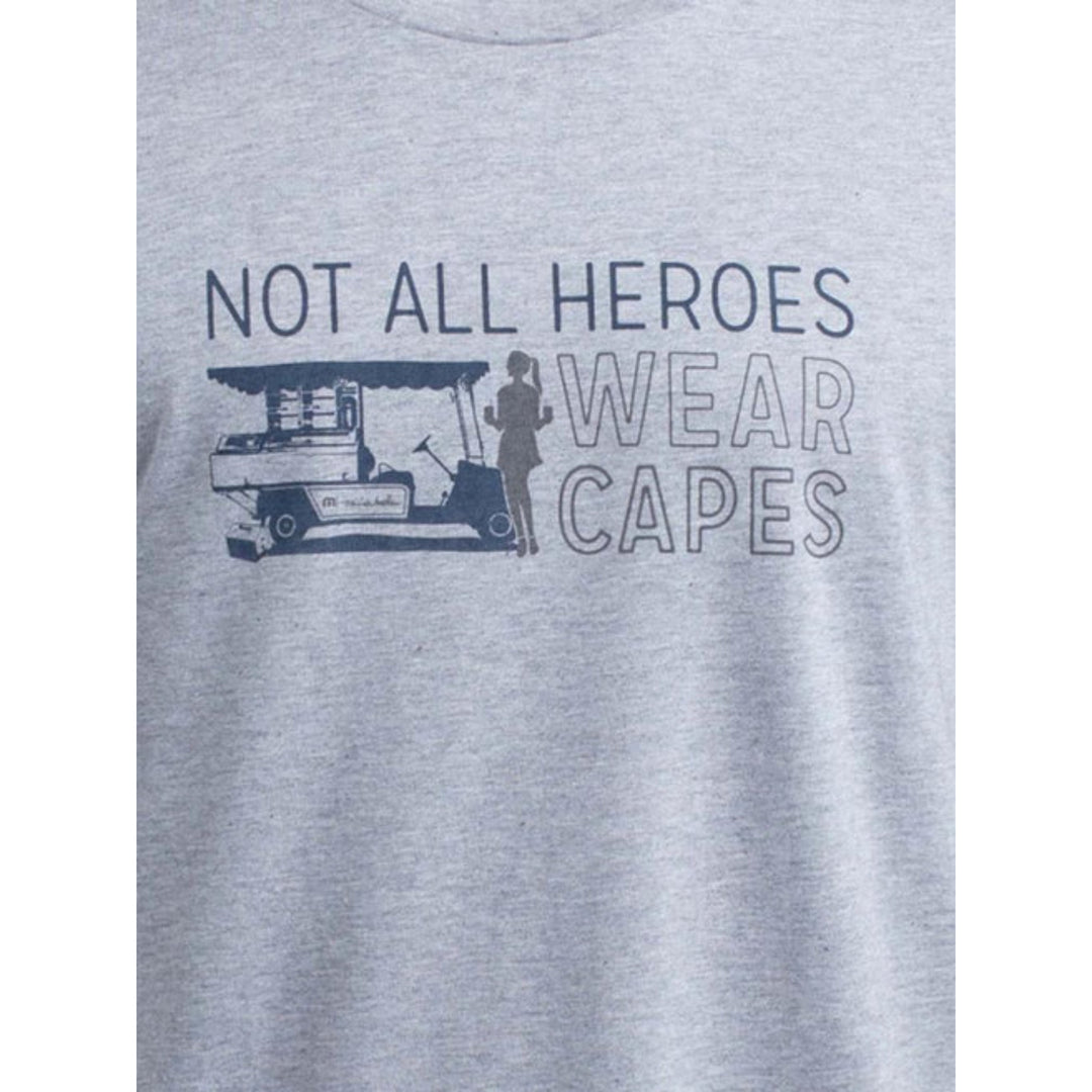 TRAVIS MATHEW MENS MY HERO T-SHIRT - HEATHER GREY