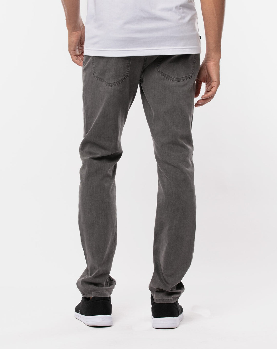 TRAVIS MATHEW MEN'S LEGACY 5 POCKET PANTS- GREY