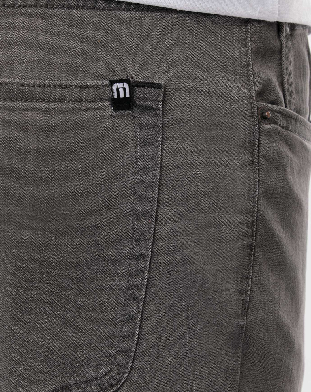 TRAVIS MATHEW MEN'S LEGACY 5 POCKET PANTS- GREY