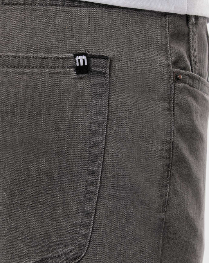 TRAVIS MATHEW MEN'S LEGACY 5 POCKET PANTS - GREY