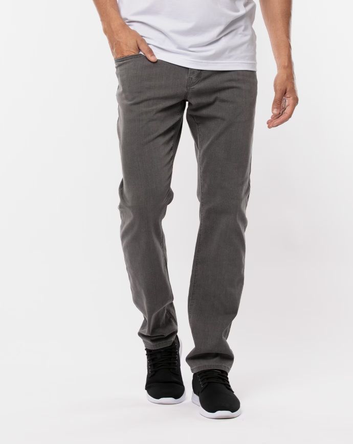 TRAVIS MATHEW MEN'S LEGACY 5 POCKET PANTS- GREY