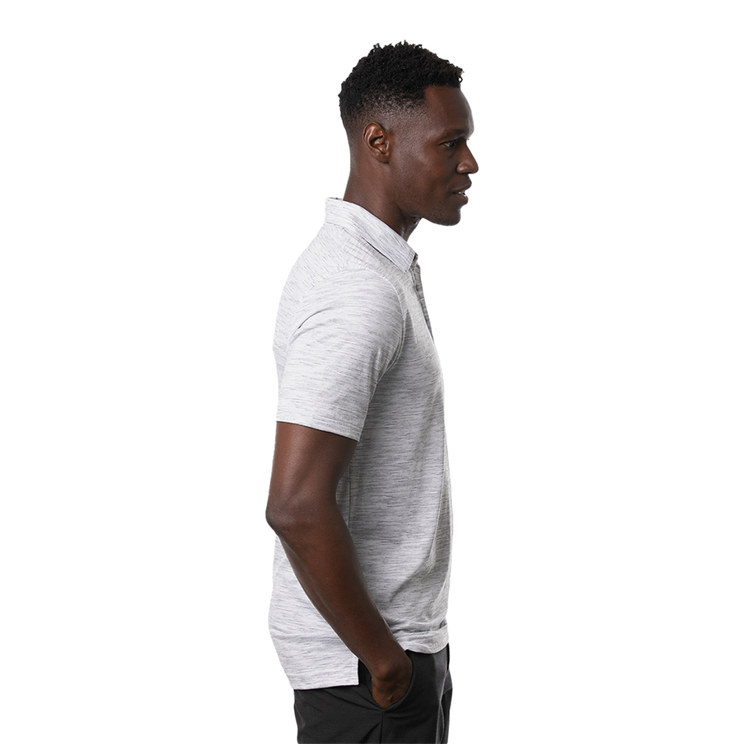 TRAVIS MATHEW MENS LAKE LOUISE POLO - WHITE