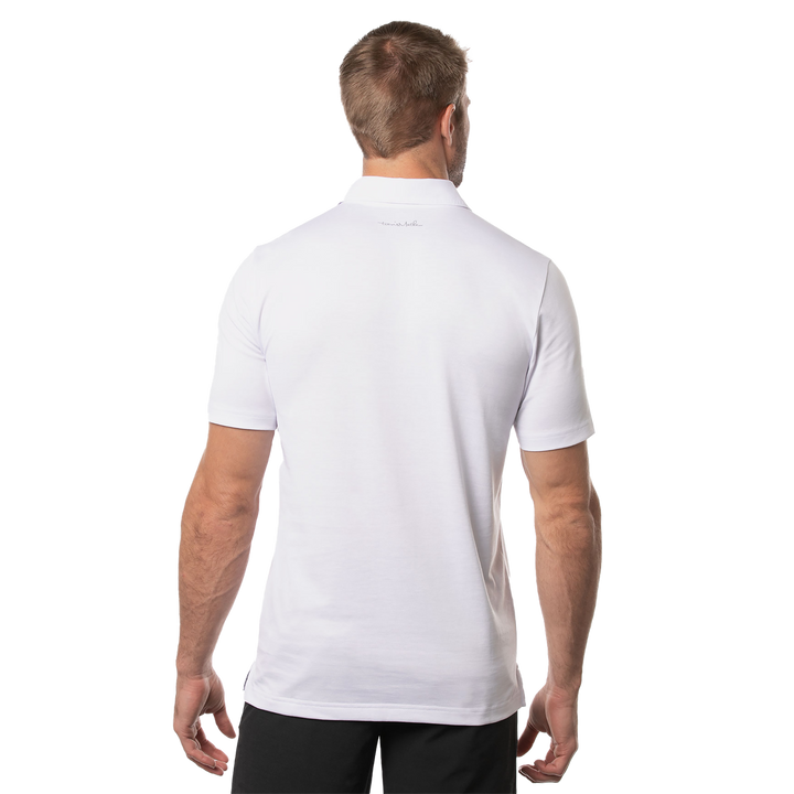 TRAVIS MATHEW MENS JUST ONE MORE POLO - WHITE