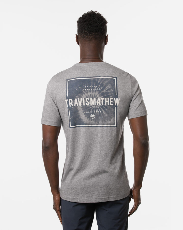 TRAVIS MATHEW MENS SMOOTH SAILING T-SHIRT - HEATHER GREY