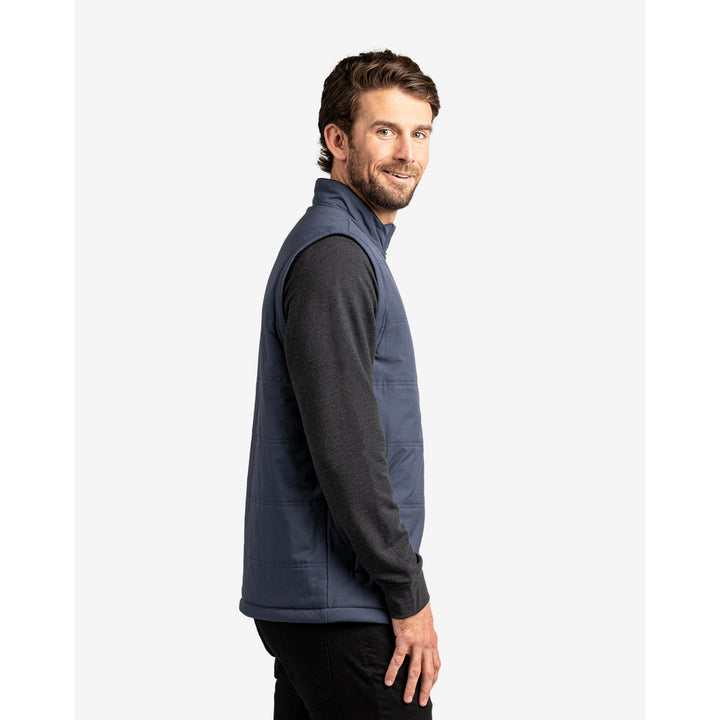 TRAVIS MATHEW MENS INTERLUDE PUFFER VEST - MOOD INDIGO