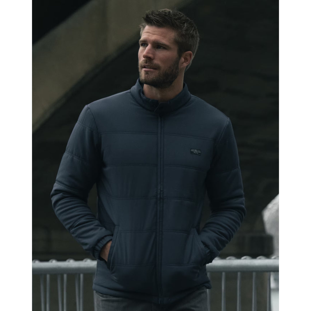 TRAVIS MATHEW MENS INTERLUDE PUFFER JACKET - MOOD INDIGO