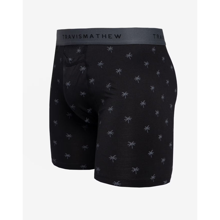 TRAVIS MATHEW MENS SO FAR SO GOOD BOXER - BLACK