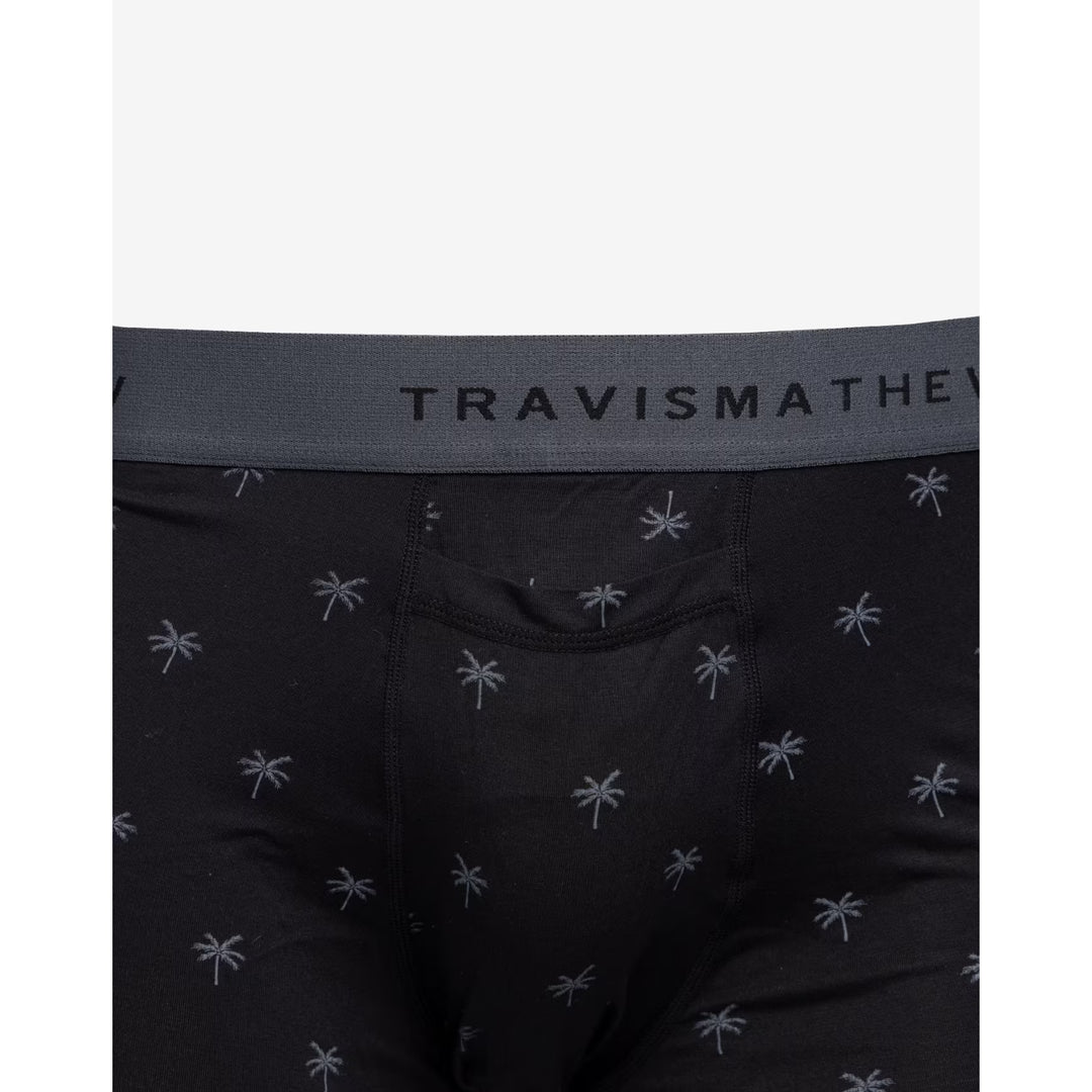 TRAVIS MATHEW MENS SO FAR SO GOOD BOXER - BLACK