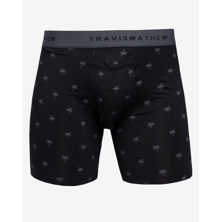 TRAVIS MATHEW MENS SO FAR SO GOOD BOXER - BLACK