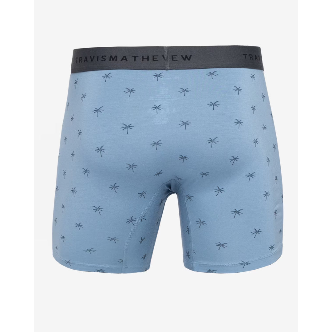 TRAVIS MATHEW MENS SO FAR SO GOOD BOXER - RIVIERA