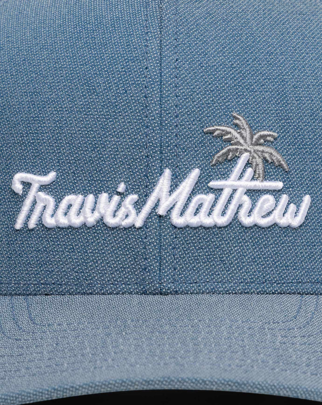 TRAVIS MATHEW MENS BAY ISLANDS HAT - HEATHER MID BLUE