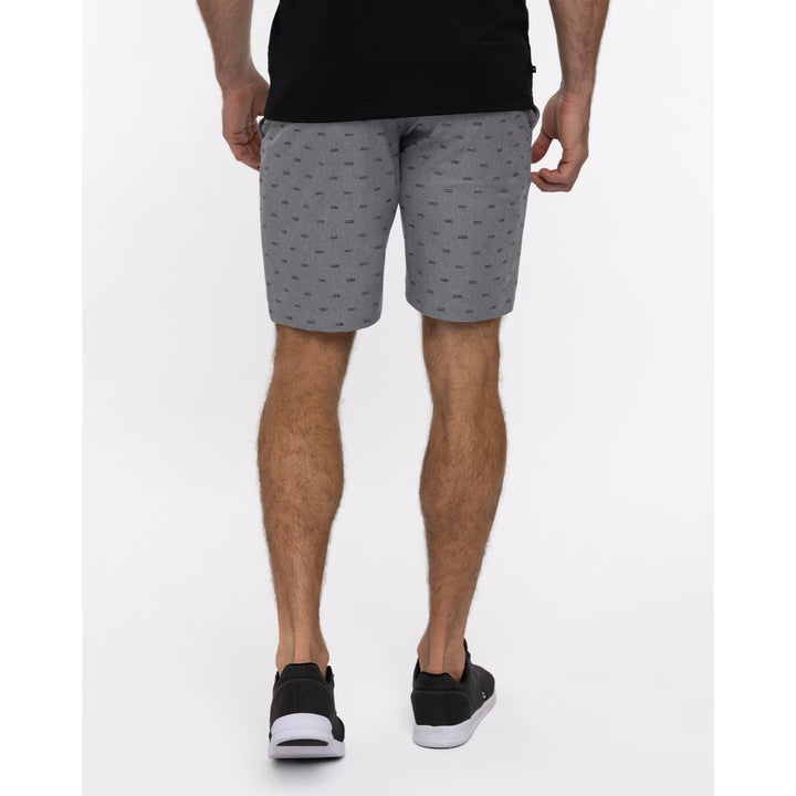 TRAVIS MATHEW MENS SOUTHERN BORDER SHORT - HEATHER QUIET SHADE