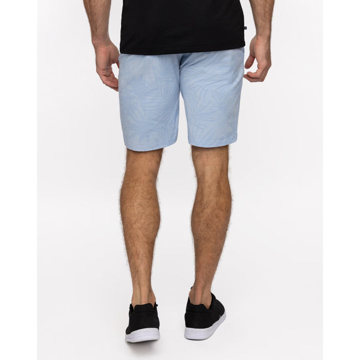 TRAVIS MATHEW MENS STREET ART SHORT - HEATHER BEL AIR BLUE