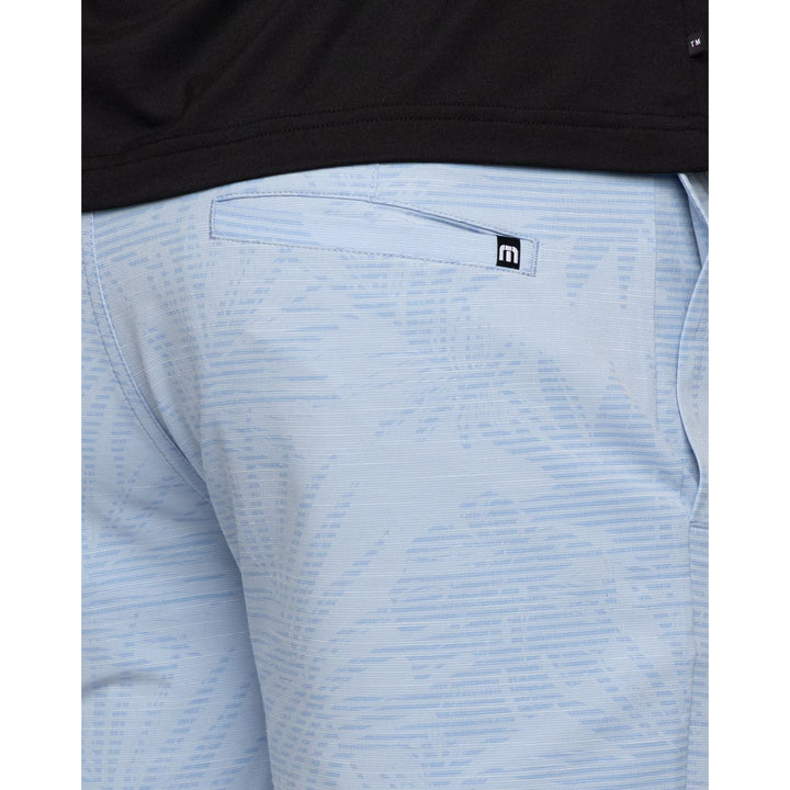 TRAVIS MATHEW MENS STREET ART SHORT - HEATHER BEL AIR BLUE