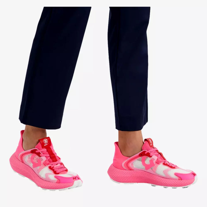 G/FORE WOMEN'S MG4X2 RIPSTOP HYBRID GOLF CROSS TRAINER - KNOCKOUT PINK