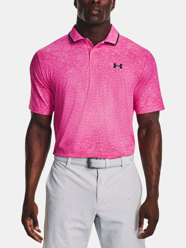 Under Armour Mens Iso-Chill Polo - PINK