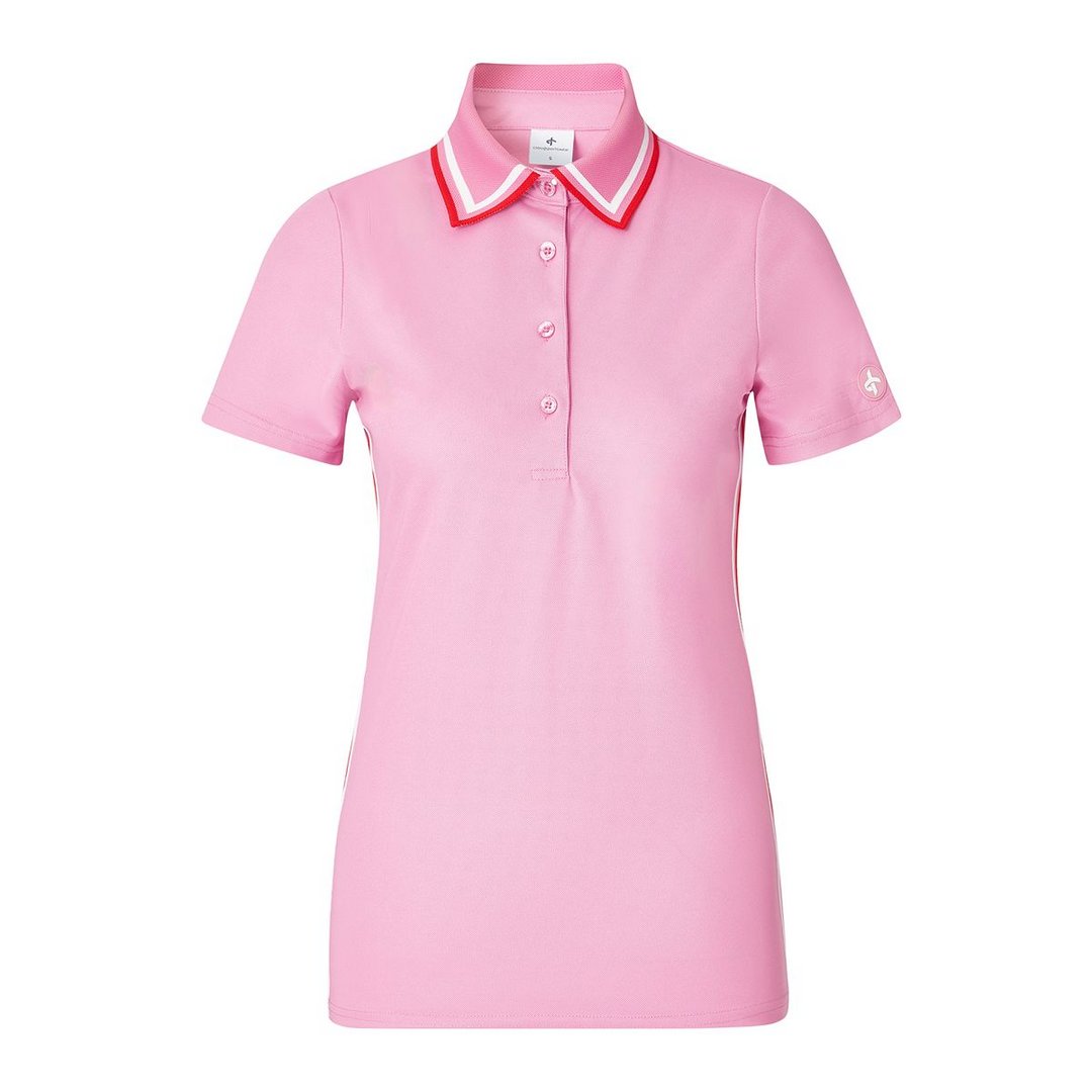 Cross Women's TUX Performance Polo - FUCHSIA PINK