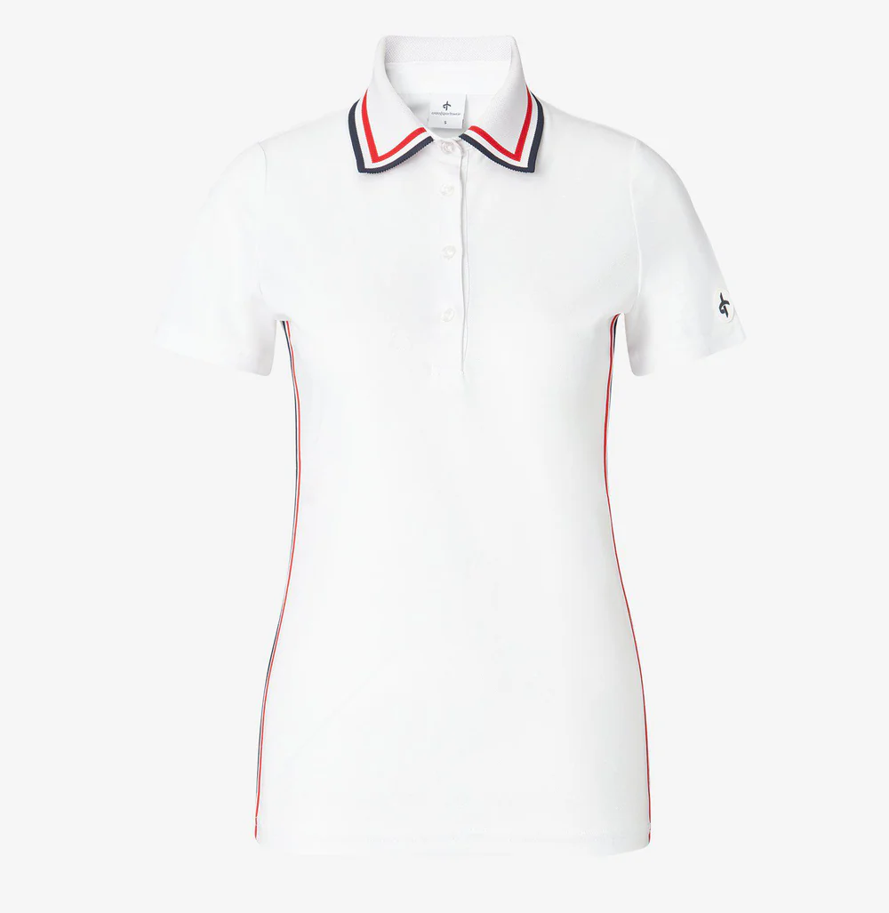 Cross Women's TUX Performance Polo - WHITE