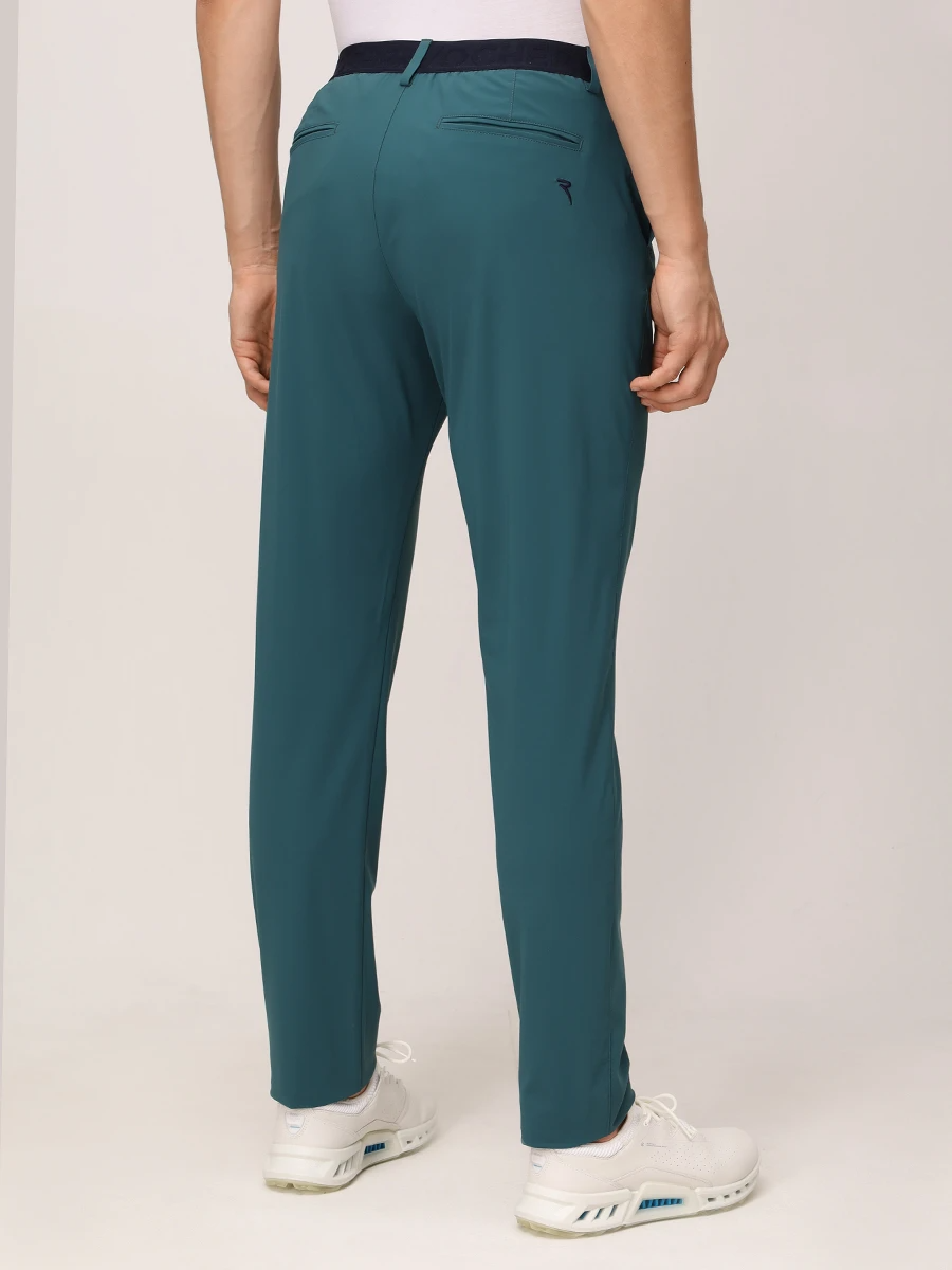 Chervò Men's SCOZZESE 4-Way Stretch Pant - DARK GREEN