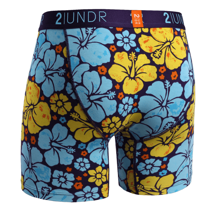 2UNDR Men's Swing Shift Boxer Brief - FLOWER POWER