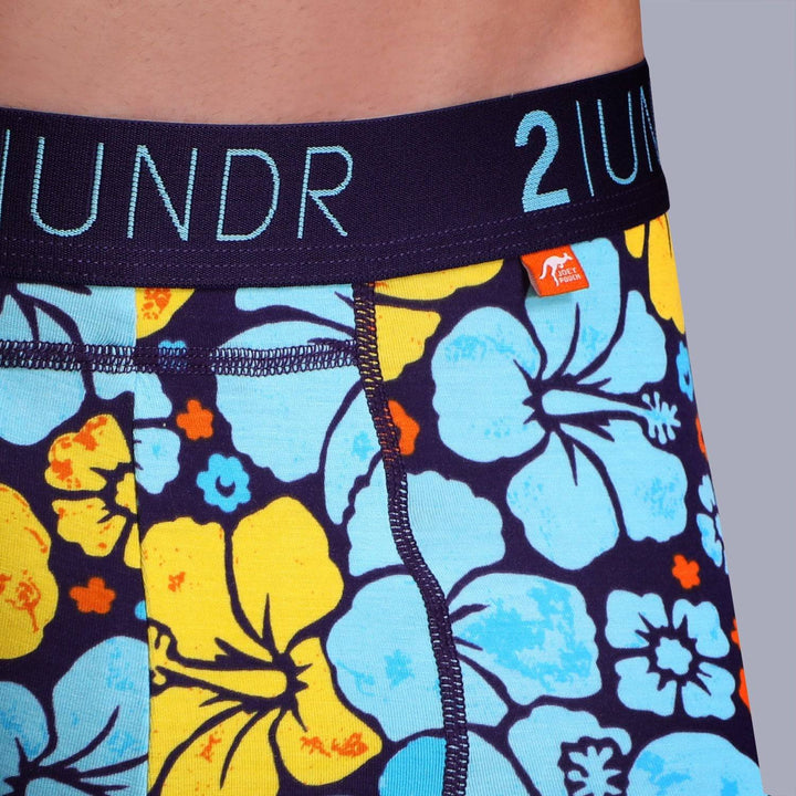 2UNDR Men's Swing Shift Boxer Brief - FLOWER POWER