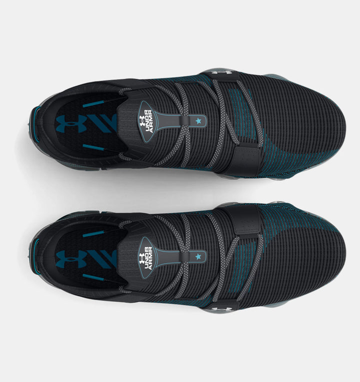 Under Armour Mens HOVR Tour Spikeless Shoe - BLACK/SURF - Golf Anything Canada