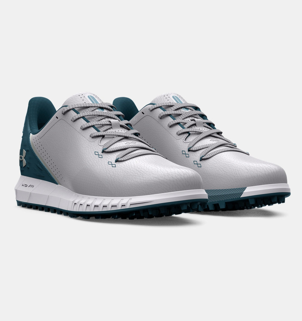Under Armour Mens HOVR Drive Spikeless Golf Shoes - HALO GRAY/STATIC BLUE - Golf Anything Canada