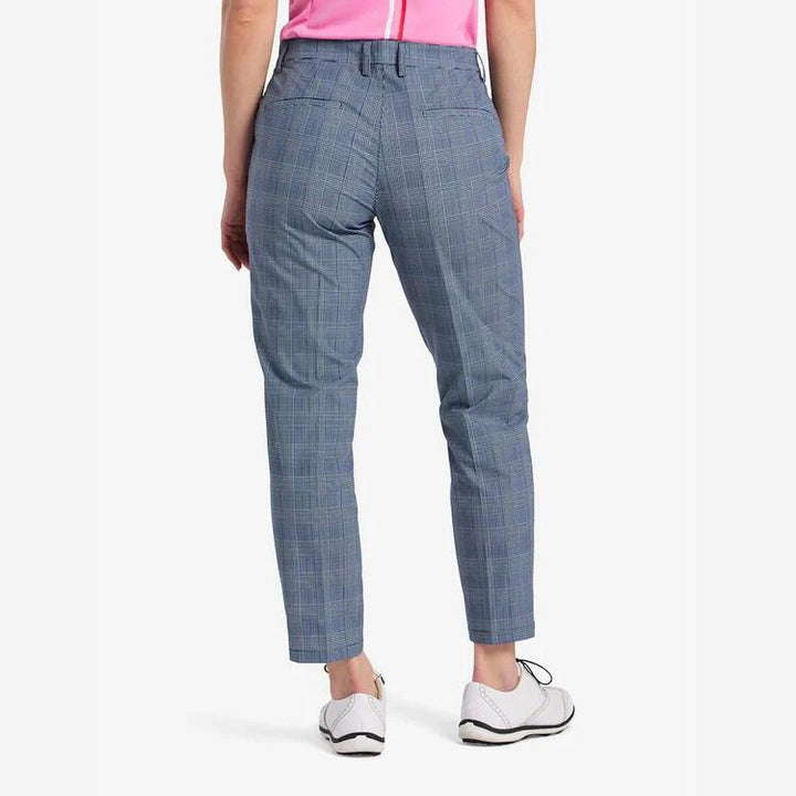 Cross Women's Lux Chino Pants - NAVY CHECK