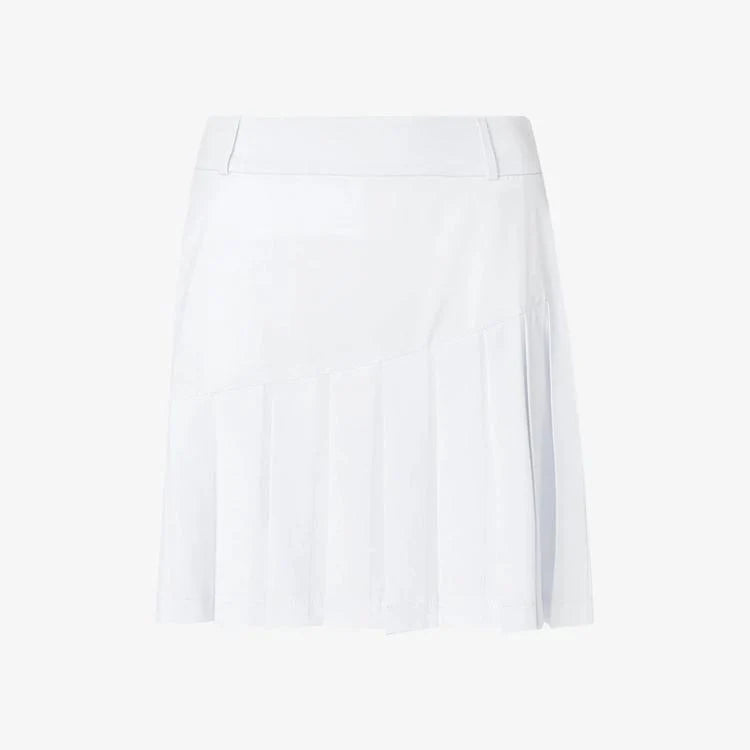 Cross Women's Solid Pleat Skort  - WHITE