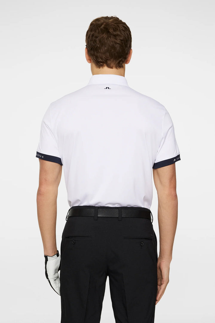 J.Lindeberg Men's Guy Polo - White