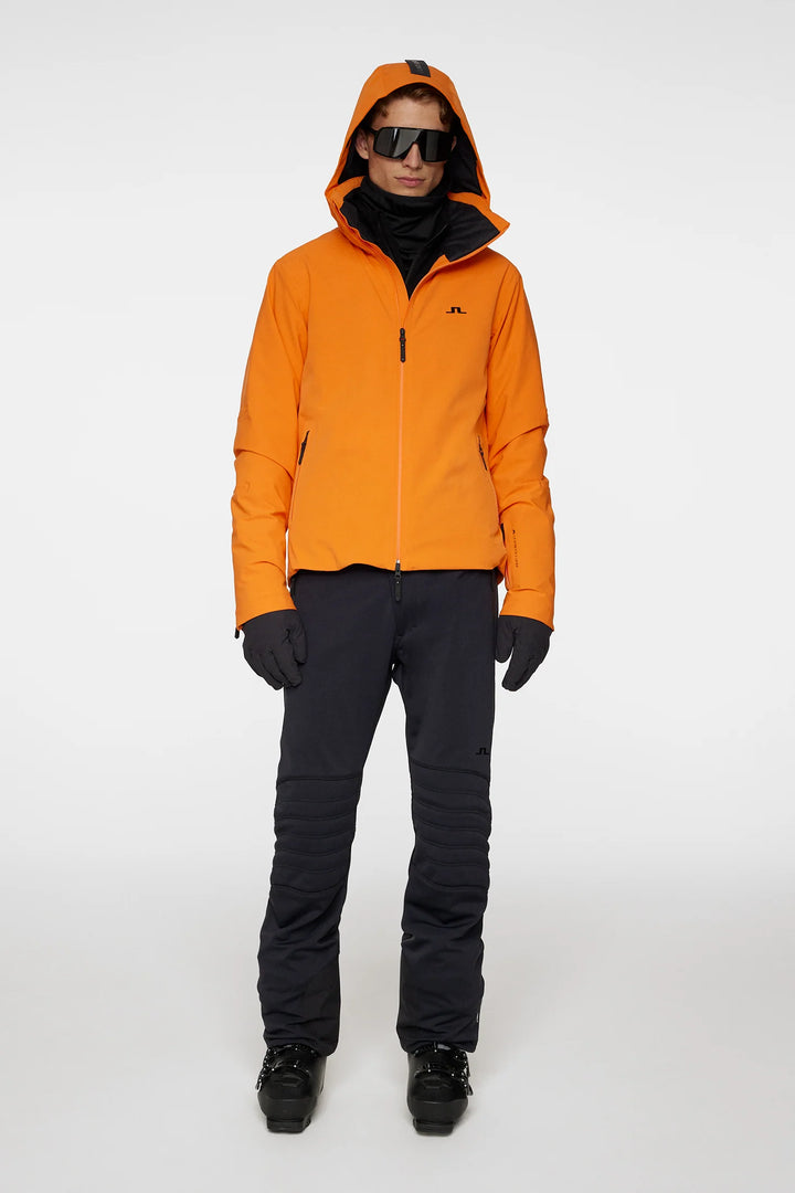 J.Lindeberg Men's OMNIA Ski Jacket - Persimmon Orange