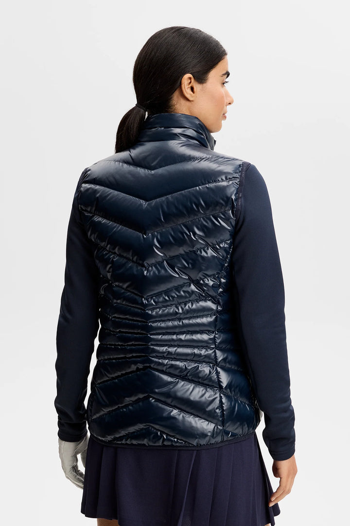 J.Lindeberg Women's Lara Light Down Vest - JL NAVY