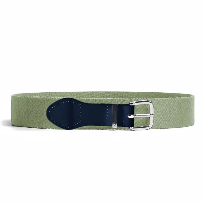 J.Lindeberg Men's Retro Belt - Oil Green