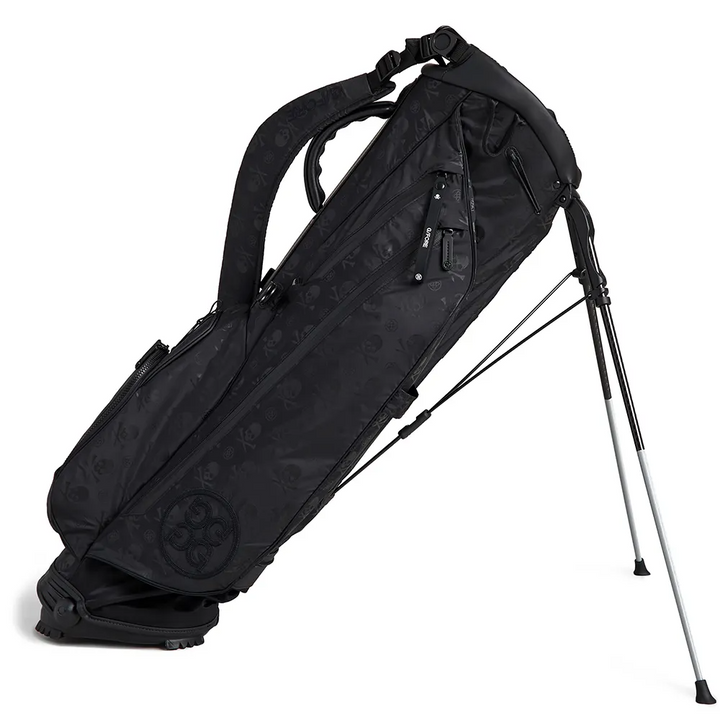 G/FORE PARACHUTE SKULL AND TEE CARRY STAND BAG - ONYX