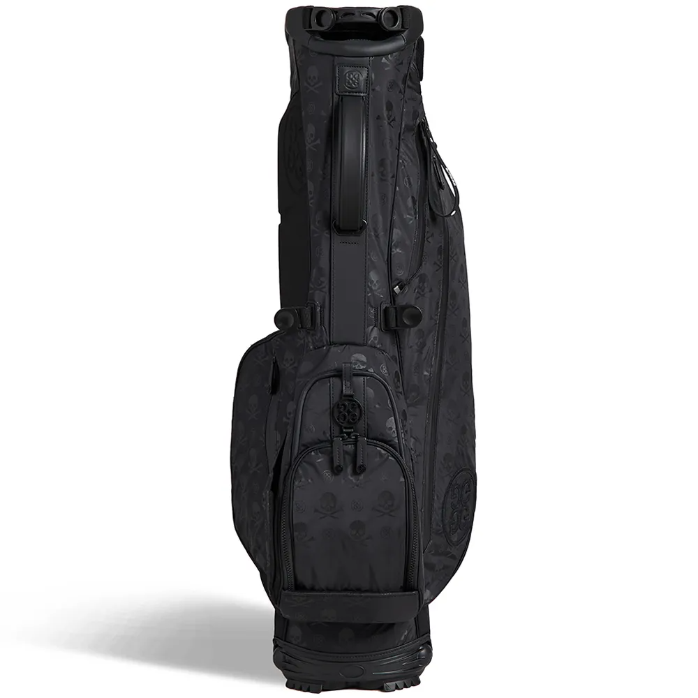 G/FORE PARACHUTE SKULL AND TEE CARRY STAND BAG - ONYX