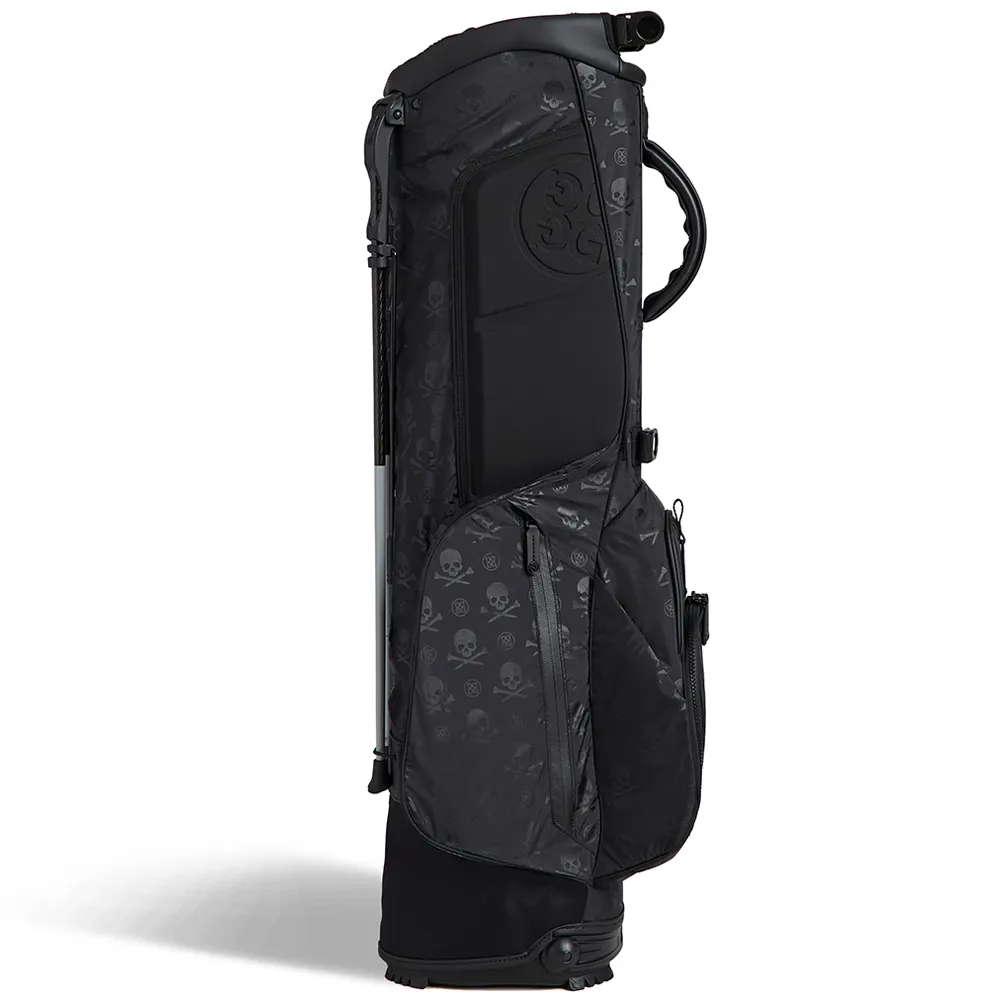 G/FORE PARACHUTE SKULL AND TEE CARRY STAND BAG - ONYX