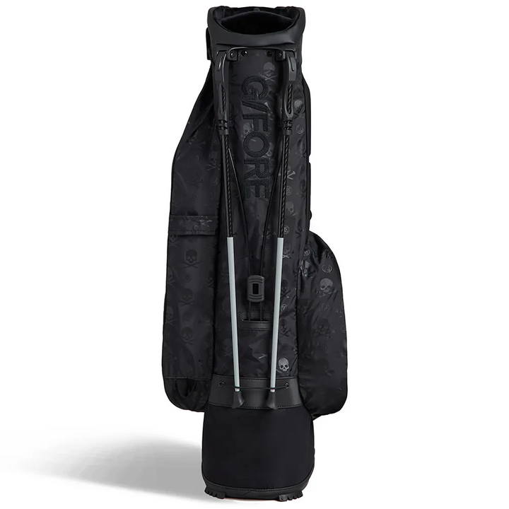 G/FORE PARACHUTE SKULL AND TEE CARRY STAND BAG - ONYX